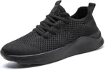 Mens Slip On Sport Running Walking Non Slip Lightweight Sneakers Breathable mesh Shoes Knitted Outdoor Working Casual for Men