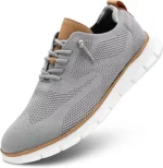 Men's Oxfords Business Shoes Fashion Mesh Casual Dress Walking Sneakers Comfortable Lightweight Soft Sole