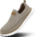 Mens Casual Slip On Loafers Boat Shoes Fashion Mesh Lightweight Oxfords Walking Slip in Sneakers Workout Soft Sole